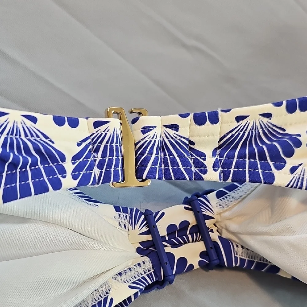 Kate‎ Spade Blue and White Scallop Headband